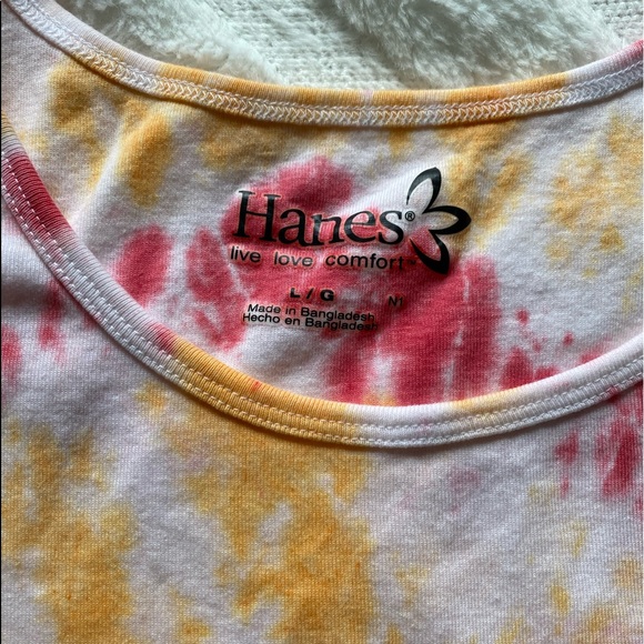 Red and orange tank top - Picture 3 of 4